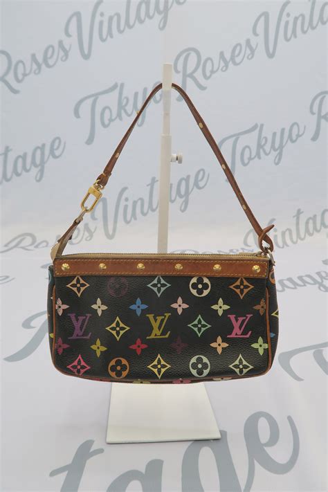 louis vuitton black colorful bag|louis vuitton multicolor shoulder bag.